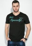 Футболка чоловіча стильна 81P2151 (чорний)