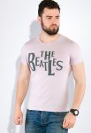 Футболка мужская The Beatles 516F346 (сиреневый)