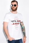 Футболка мужская в стиле Casual 148P113-4 (белый)