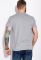 Футболка однотонна 134P004 (сірий/меланжевий)