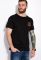 Футболка с круглым вырезом 134P003-3 (черный)