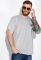 Футболка з круглим вирізом 148P114 (сірий/меланжевий)
