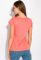 Футболка з написами на грудях 147P016-2 (кораловий)