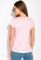 Футболка з написами на грудях 147P016-2 (рожевий)