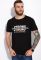 Футболка з написом 134P003-10 (чорний)