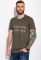 Футболка с надписью 134P003-8 (хаки)