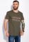 Футболка с надписью 134P003-8 (хаки)