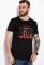Футболка с надписью 134P003 (черный)