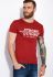 Футболка з принтом 134P002-3 (бордовий)