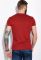 Футболка с принтом 134P002-3 (бордовый)