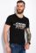Футболка з принтом 134P002-3 (чорний)