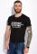 Футболка з принтом 134P002-3 (чорний)