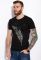 Футболка с принтом 134P002-4 (черный)