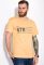 Футболка з принтом на грудях 134P003-2 (жовтий)