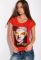 Футболка с принтом на груди 148P333-1 (красный)
