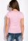 Футболка з принтом на грудях 148P333-1 (рожевий)