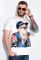 Футболка с стильным принтом 117P5004 (белый)