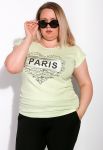 Футболка жіноча 120PKL050-4 (салатовий)