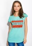 Футболка женская 317F035 (бирюзовый)