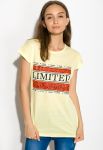 Футболка жіноча 317F035 (жовтий)