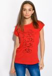 Футболка женская 317F036 (красный)