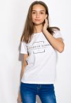 Футболка жіноча 317F037 (білий)