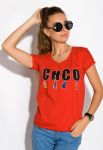 Футболка женская 317F046 (красный)