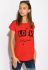 Футболка женская 317F051 (красный)