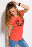Футболка женская 317F052 (коралловый)