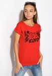 Футболка женская 317F052 (красный)
