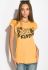 Футболка жіноча 317F052 (жовтий)