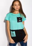 Футболка женская 317F055 (бирюзовый)