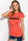 Футболка жіноча 317F058 (кораловий)