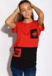 Футболка женская 317F069 (красный)