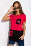 Футболка жіноча 317F069 (малиновий)