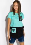 Футболка женская 317F070 (бирюзовый)