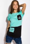 Футболка женская 317F071 (бирюзовый)