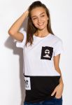 Футболка женская 317F072 (белый)