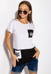 Футболка женская 317F073 (белый)