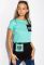 Футболка женская 317F074 (бирюзовый)
