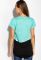 Футболка женская 317F074 (бирюзовый)