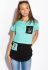 Футболка женская 317F075 (бирюзовый)