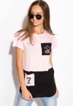 Футболка женская 317F075 (розовый)
