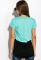 Футболка женская 317F081 (бирюзовый)