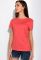 Футболка жіноча 432V001-1 однотонна (кораловий)
