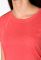 Футболка жіноча 432V001-1 однотонна (кораловий)