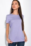 Футболка жіноча 432V001-1 однотонна (бузковий)
