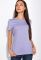 Футболка жіноча 432V001-1 однотонна (бузковий)