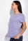 Футболка жіноча 432V001-1 однотонна (бузковий)