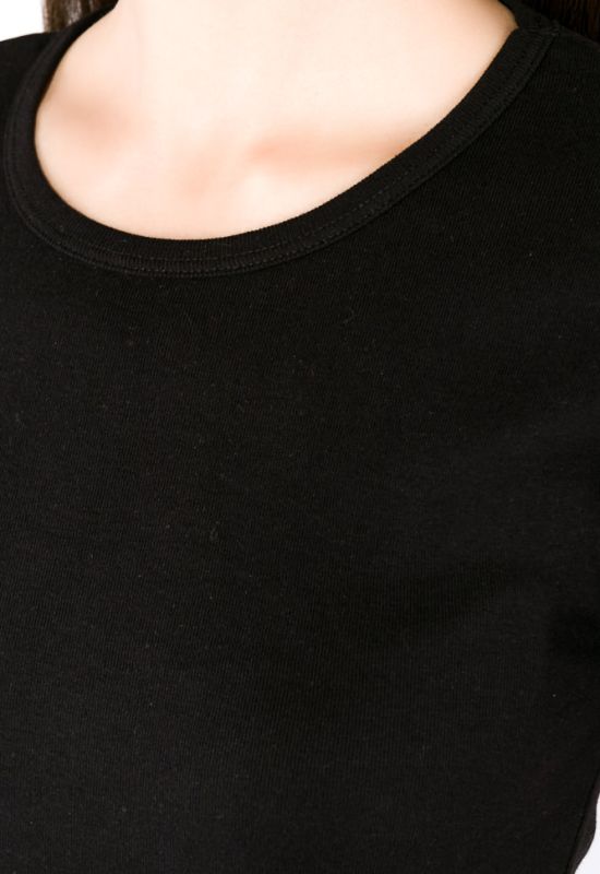 Жіноча футболка 516F309 (чорний)